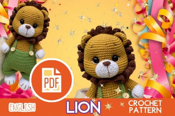 Lion Crochet Pattern PDF