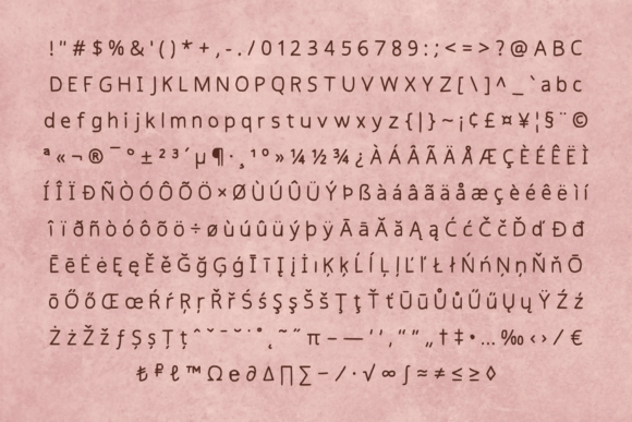 Little Letter Font PNG with transparent background - Preview 6