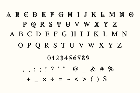 Mystic Magic Font font preview - 5