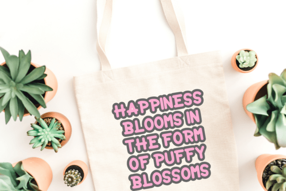 Puffy Blossom Font font preview - 4