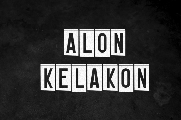Ransom Cutsome Font PNG with transparent background - Preview 1