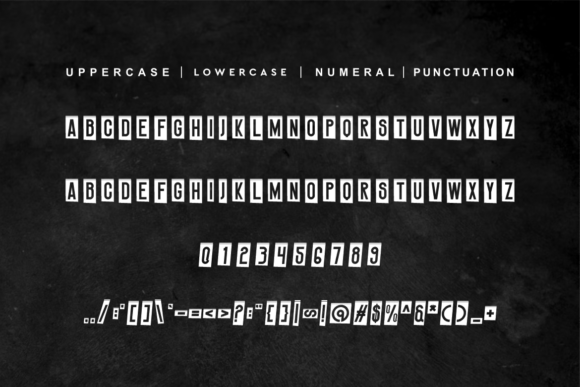 Ransom Cutsome Font PNG with transparent background - Preview 2