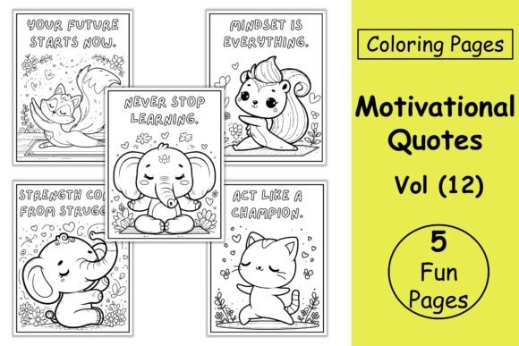Animals Coloring Pages for Kids Vol 1 Graphic by Ahmed Sherif ...