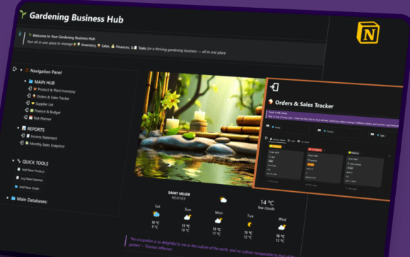 Gardening Business Hub Graphics