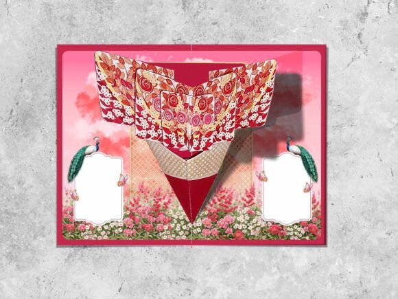 3D Pop Up Flower Bouquet Greeting Card