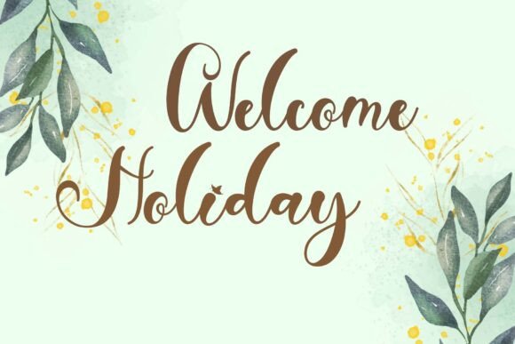 Adelia Spring Font PNG with transparent background - Preview 1