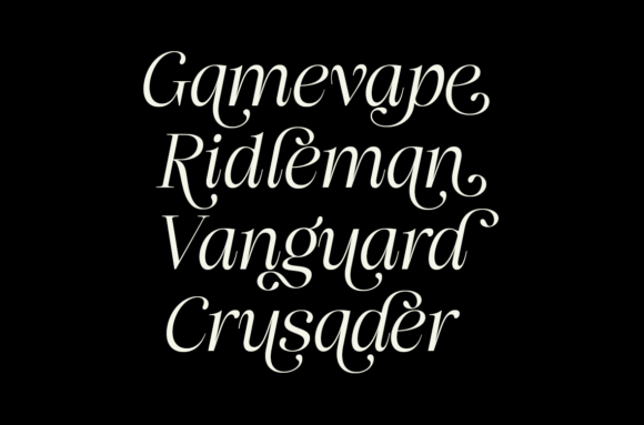 Aveline Radiant Font - Preview 2