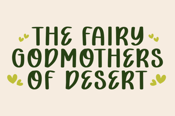 Avocado Cupcake Font - Preview 1