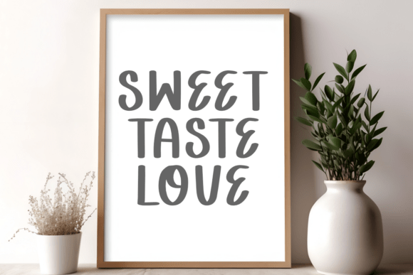 Avocado Cupcake Font - Preview 3