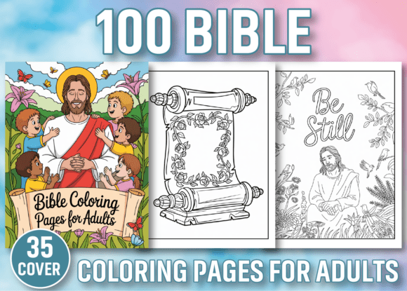 Bible Coloring Book for Adults