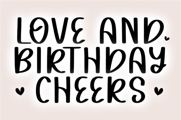 Birthday Moment Font - Preview 1