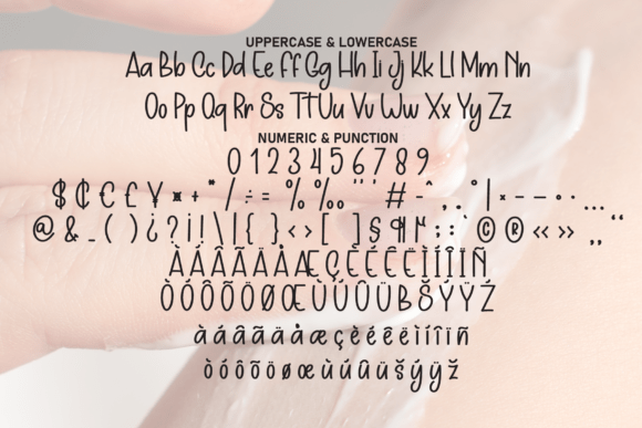 Body Lotion Font - Preview 6