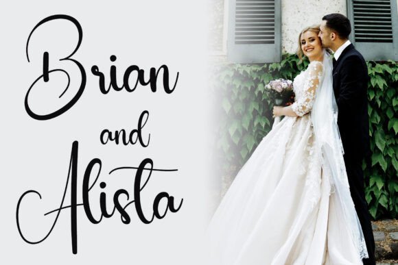 Brides Vintage Font - Preview 3