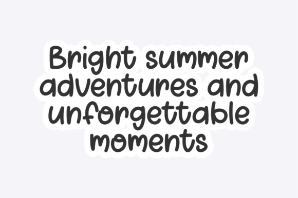Bright Summer Font - Preview 1