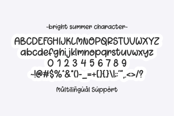 Bright Summer Font - Preview 2