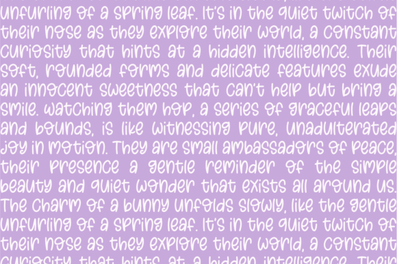 Charm Bunny Font - Preview 1
