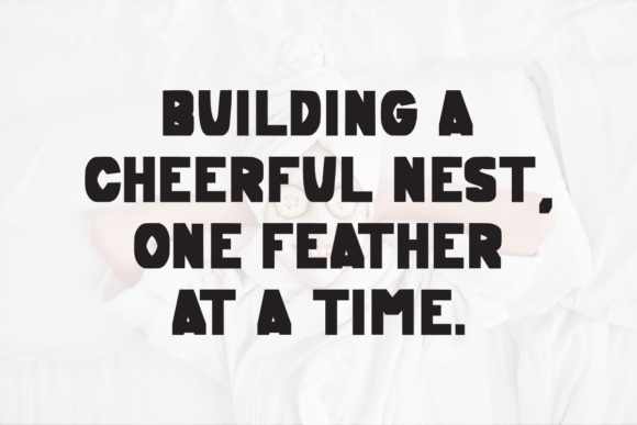 Cheerful Nest Font - Preview 2