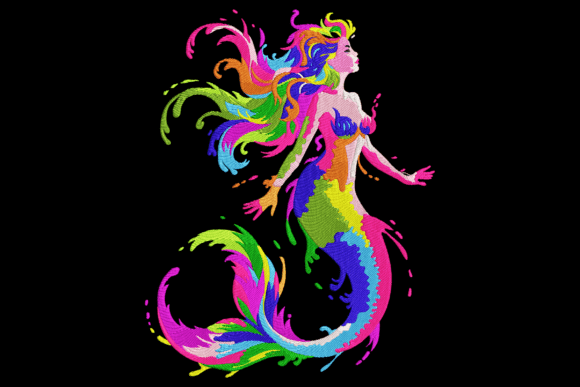 Color Splash Mermaid