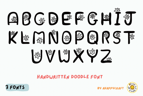 Daisy Day Font PNG with transparent background - Preview 1