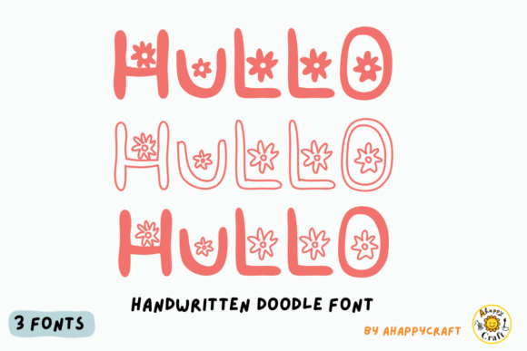 Daisy Day Font PNG with transparent background - Preview 4