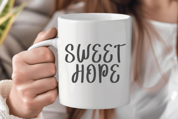 Daisy Glow Font PNG with transparent background - Preview 4