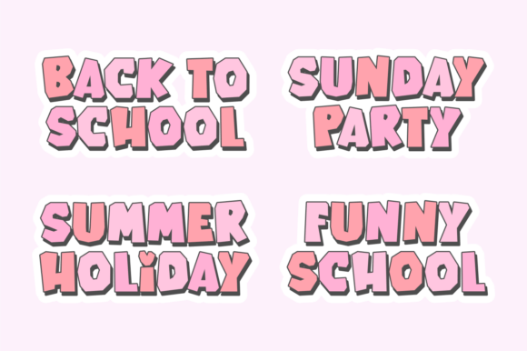 Disney Comic Font PNG with transparent background - Preview 1