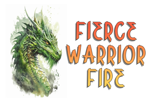 Dragon Font PNG with transparent background - Preview 2