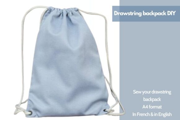 Drawstring Backpack Sewing DIY