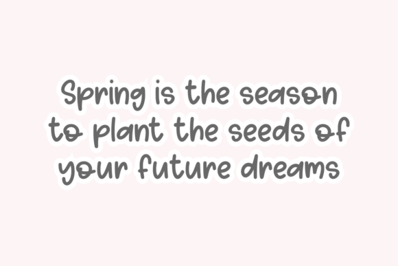 Dream Spring Font - Preview 1