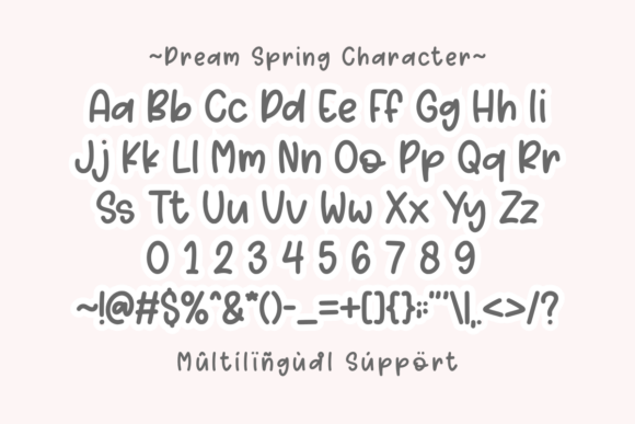 Dream Spring Font - Preview 2