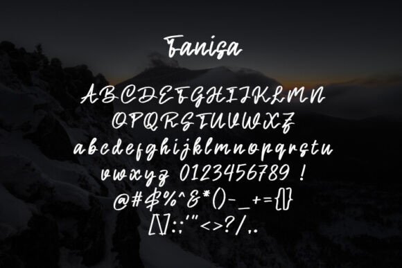 Fanisa Font - Preview 1