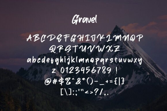 Gravel Font - Preview 1