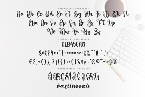 History Graduation Font PNG with transparent background - Preview 5