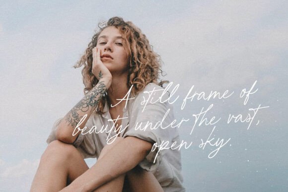 Les Romantic Font PNG with transparent background - Preview 1