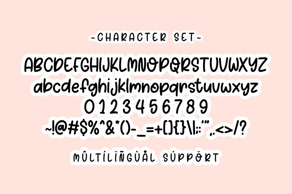 Lucky Stars Font PNG with transparent background - Preview 2
