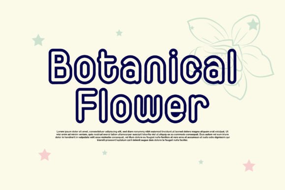 Minimalis Outline Font PNG with transparent background - Preview 2