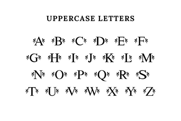Mystic Monogram Font PNG with transparent background - Preview 5