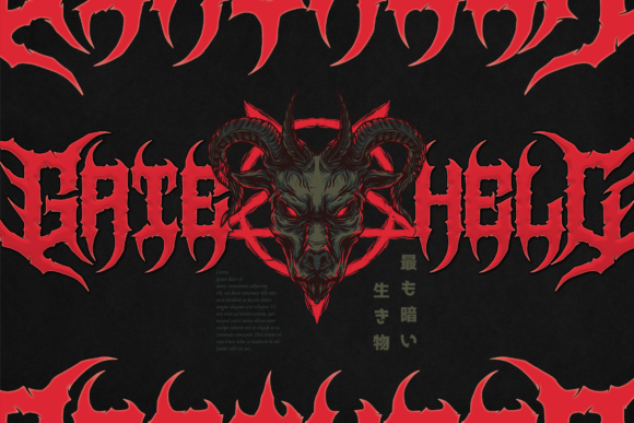 Nethers Echo Font PNG with transparent background - Preview 5
