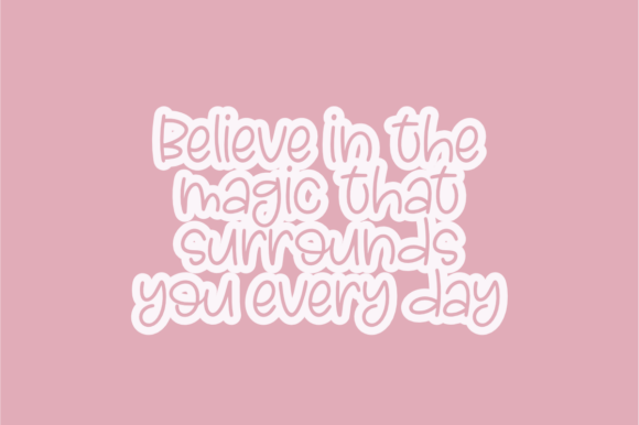 Notes Magic Font PNG with transparent background - Preview 3