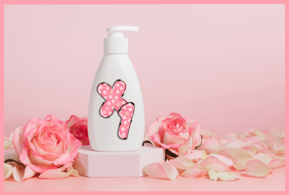 Pink Flower Font PNG with transparent background - Preview 3