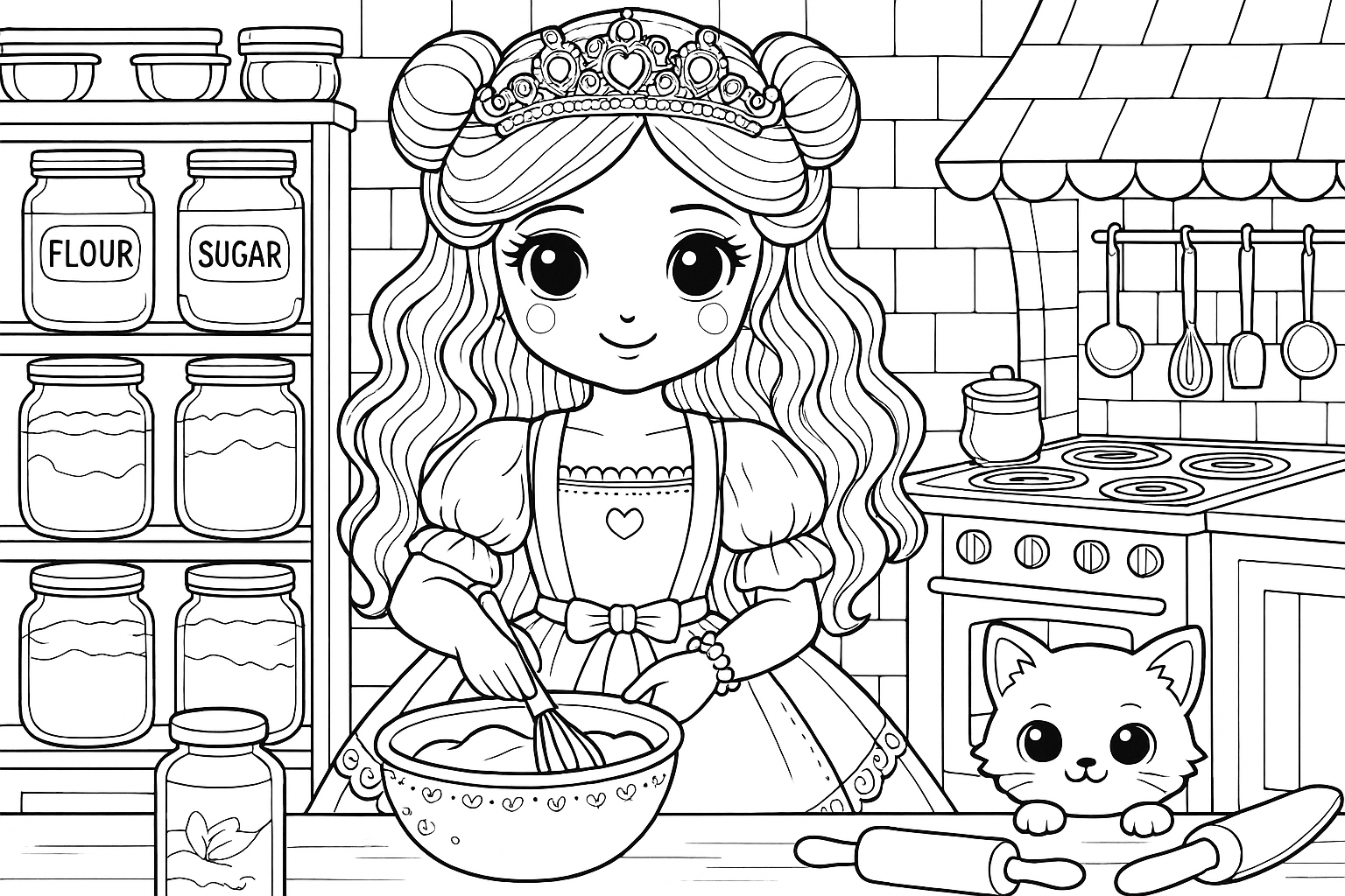 Princess Cooking, Kawaii