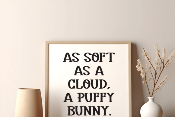 Puffy Bunny Font font preview - 1