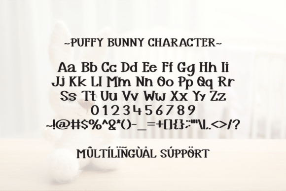 Puffy Bunny Font font preview - 5
