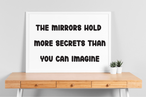Retro Charm Font PNG with transparent background - Preview 2