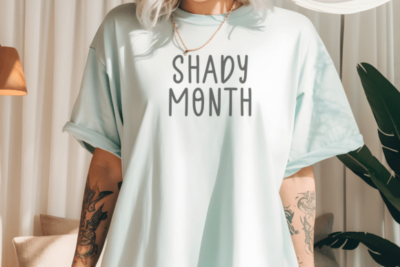 Sketchy Month Font PNG with transparent background - Preview 2