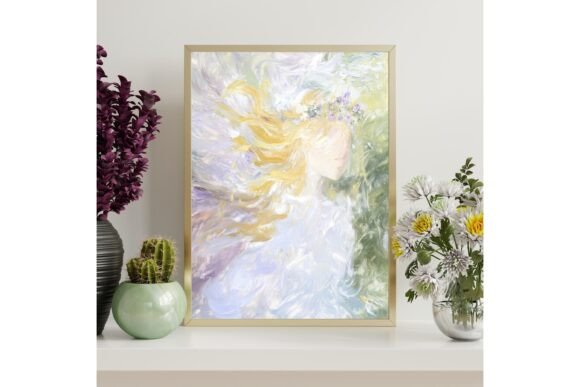 Abstract Ethereal Painting Printable