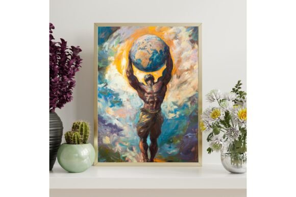 Atlas Titan Printable Wall Art