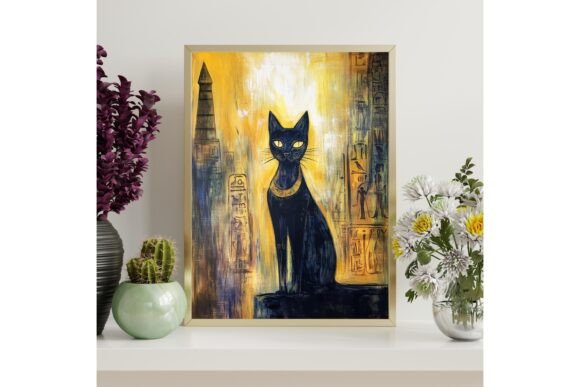Bastet Cat Goddess Printable Art