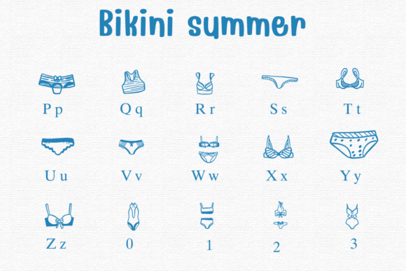 Bikini Summer Font - Preview 1