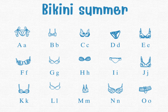 Bikini Summer Font - Preview 2